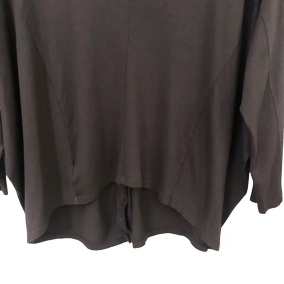 Groceries Apparel | Organic Cotton Hemp Button Up Oversized Slouchy Cardigan Top - Picture 10 of 13